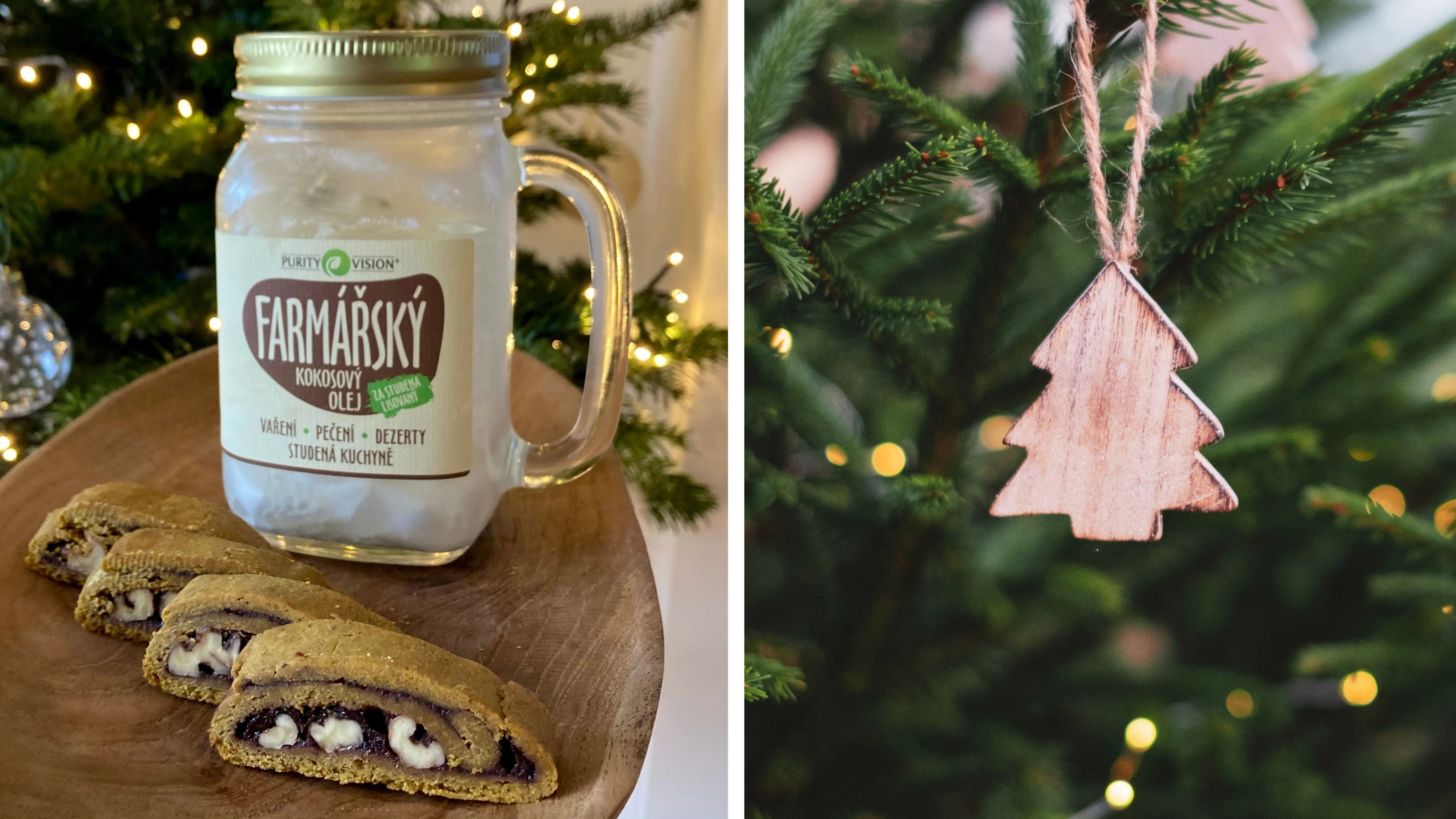 Perníkový závin s kokosovým olejem: zdravější vánoční recept