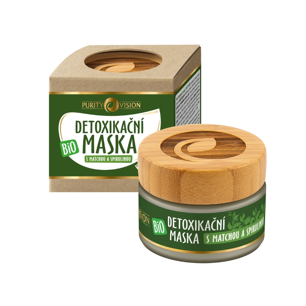 Bio Detoxikační maska s matchou a spirulinou 40 ml