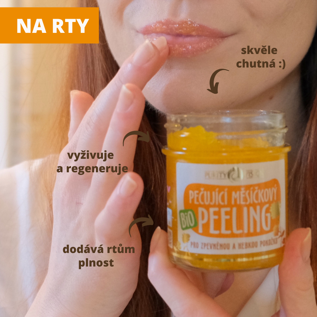 Bio Pečující Měsíčkový peeling 120 ml