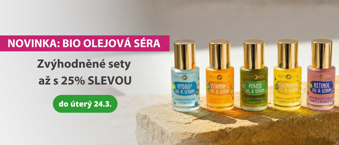 NOVINKA: Bio Olejová séra 2v1 - aktivní látky a výživa v jednom kroku