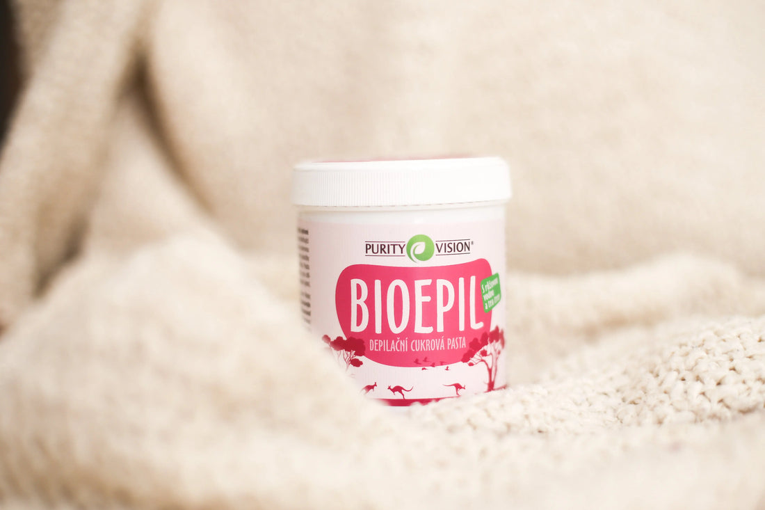 Návod k použití depilační cukrové pasty Bioepil Purity Vision CZ