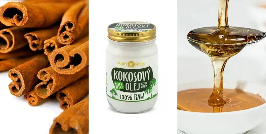 Medové bonbóny proti nachlazení: recept s kokosovým olejem a skořicí Purity Vision CZ