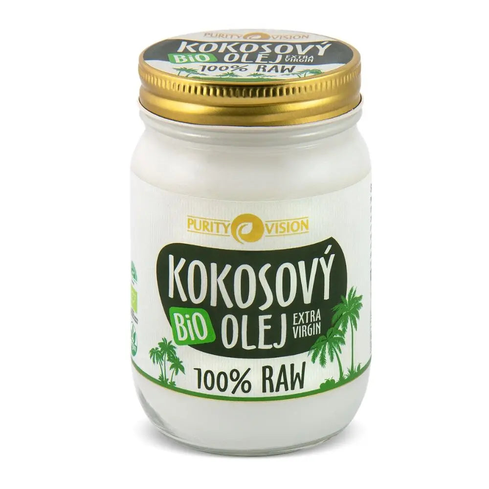 Raw Bio Kokosový olej 370 ml Purity Vision CZ