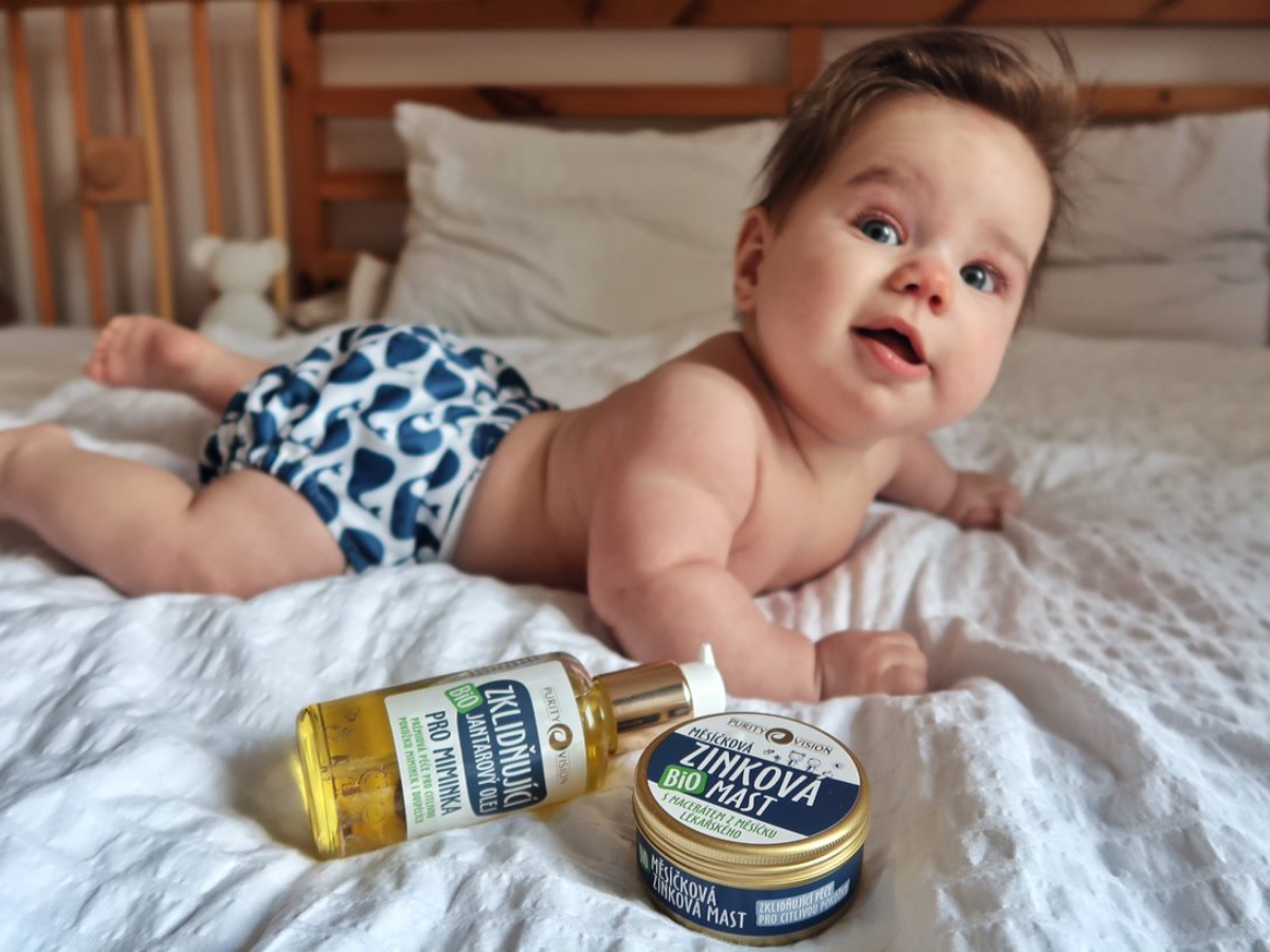 Bio Zklidňující Jantarový olej pro miminka 95 ml