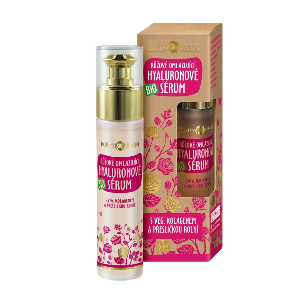Bio Růžové omlazující hyaluronové sérum 50 ml