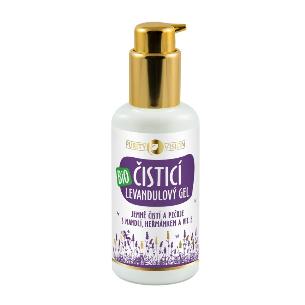 Bio Levandulový čisticí gel s mandlí, heřmánkem a vit. E 100 ml