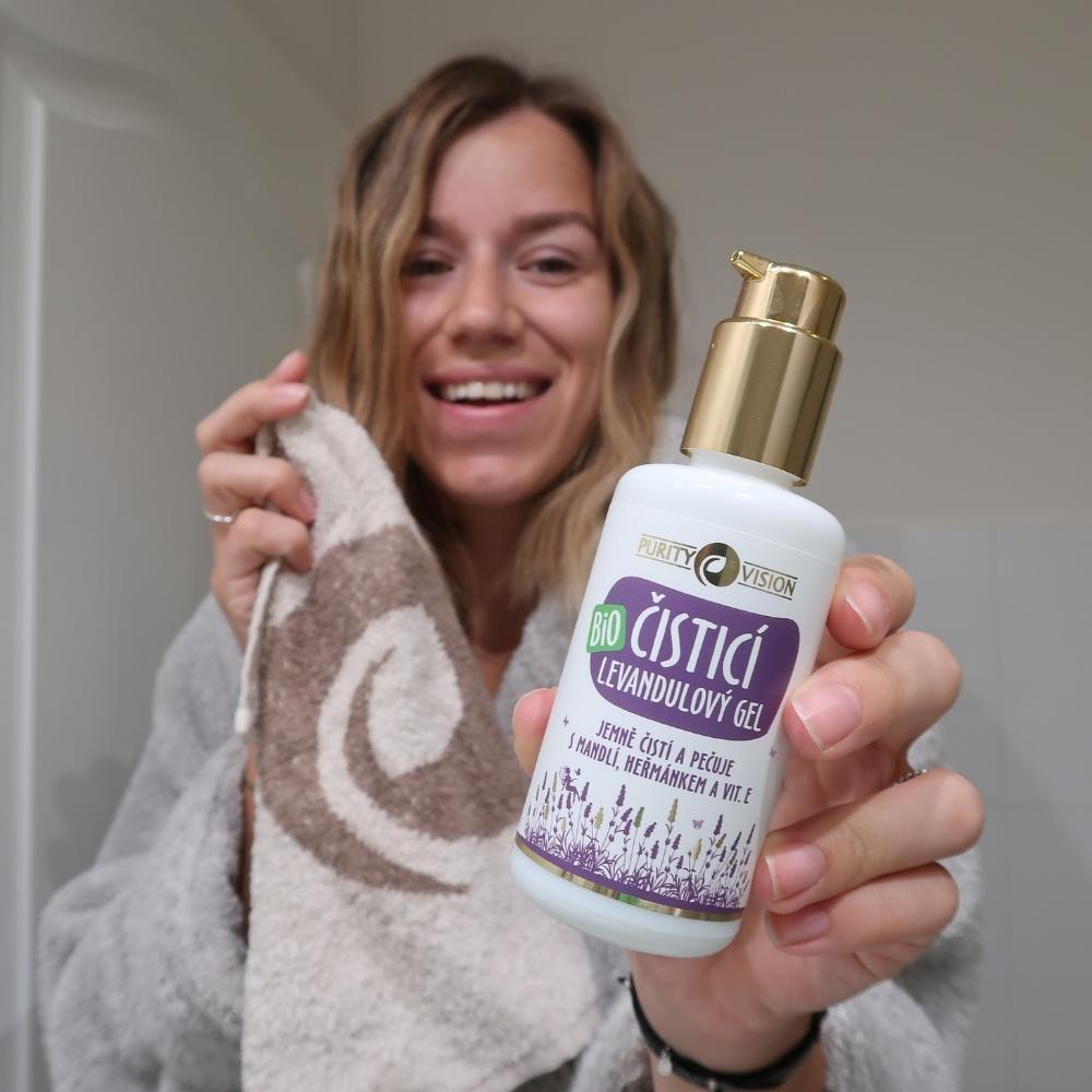 Bio Levandulový čisticí gel s mandlí, heřmánkem a vit. E 100 ml