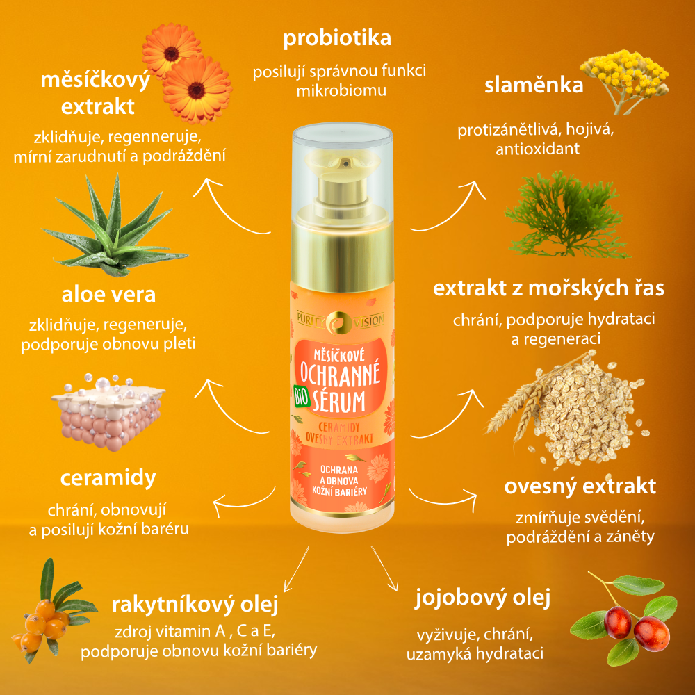 Bio Měsíčkové ochranné sérum 30 ml
