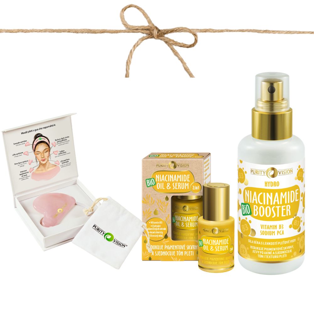 Niacinamide liftingový set s Gua sha