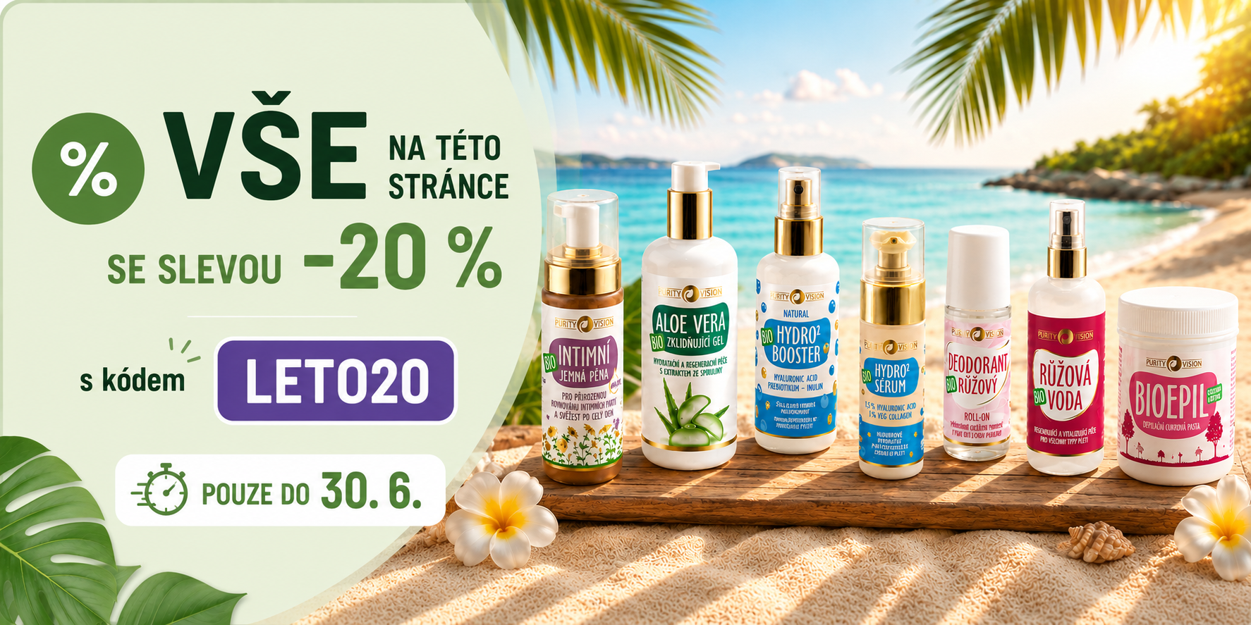 Top produkty na léto