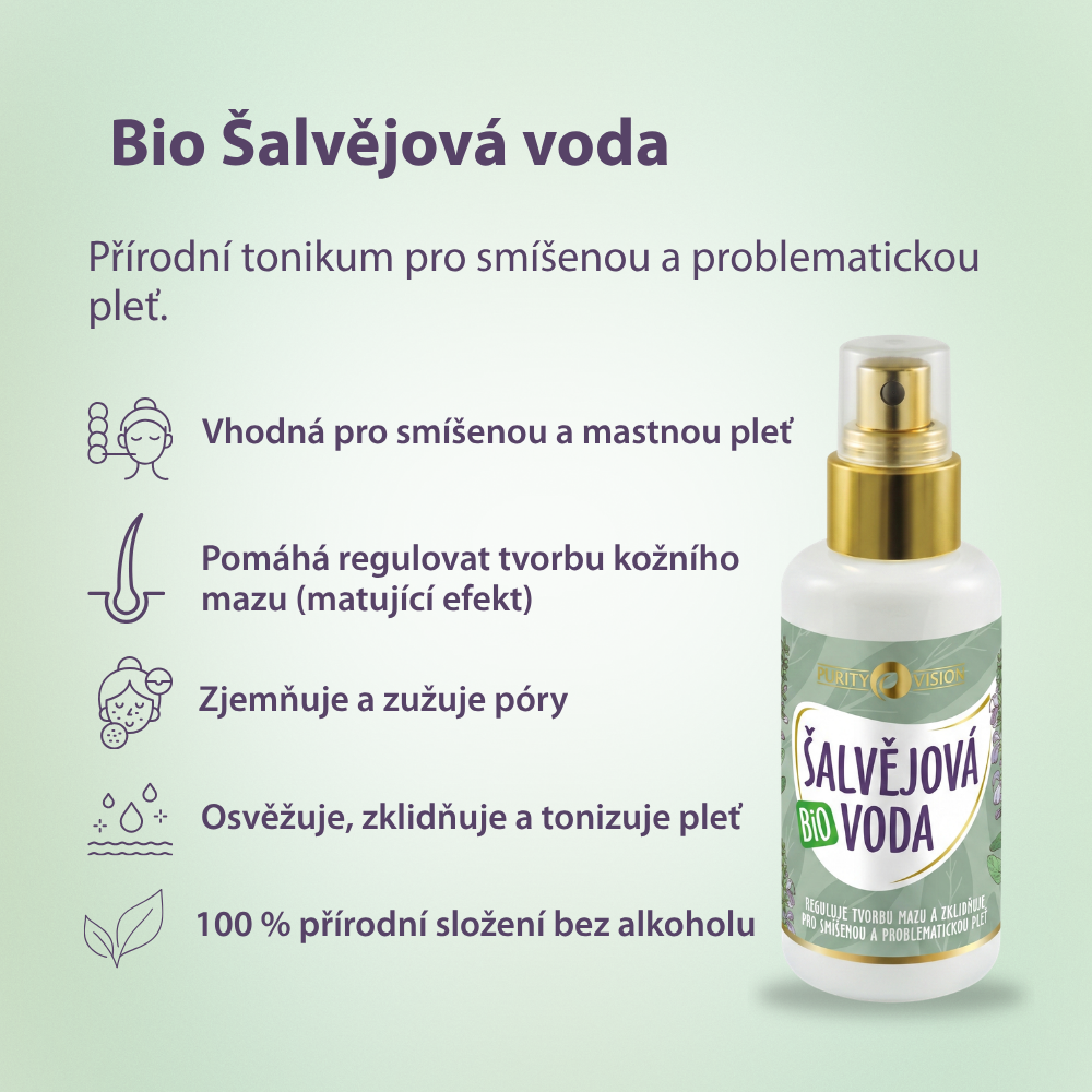 Bio Šalvějová voda 100 ml