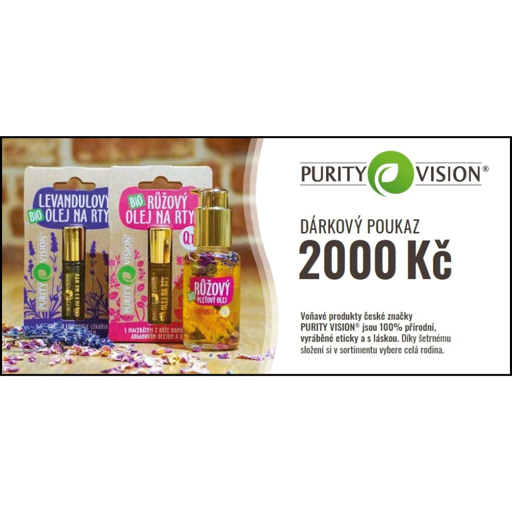 Elektronický Dárkový poukaz 2000 Kč