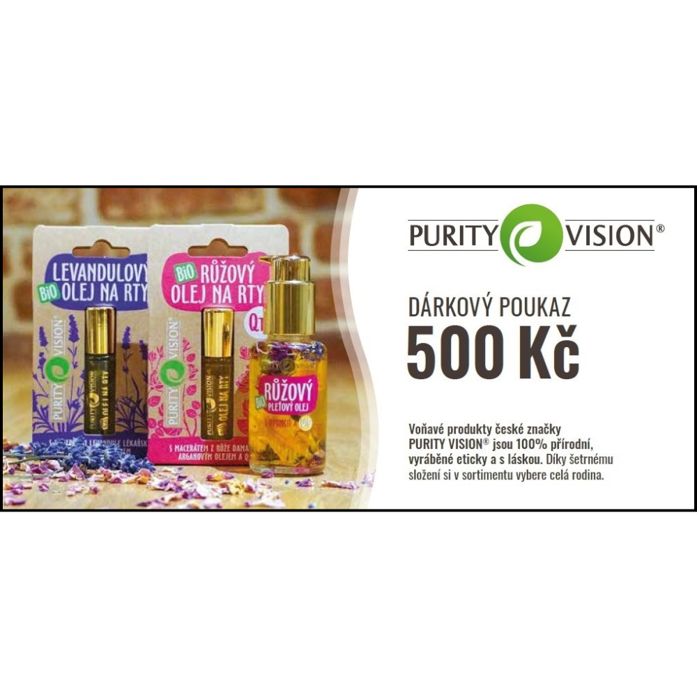 Elektronický Dárkový poukaz 500 Kč