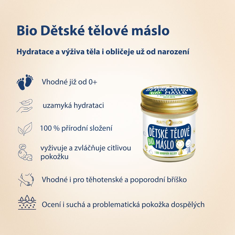 Bio Dětské tělové máslo 350 ml