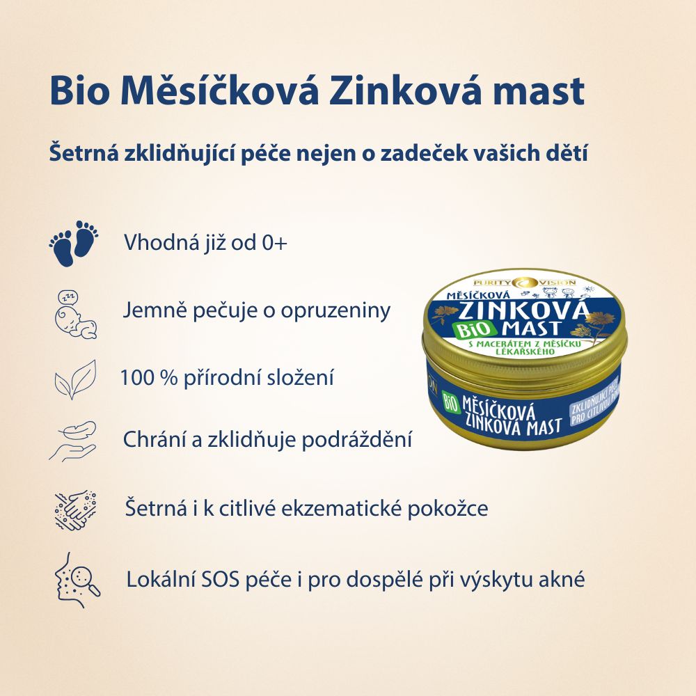 Bio Měsíčková Zinková mast 70 ml