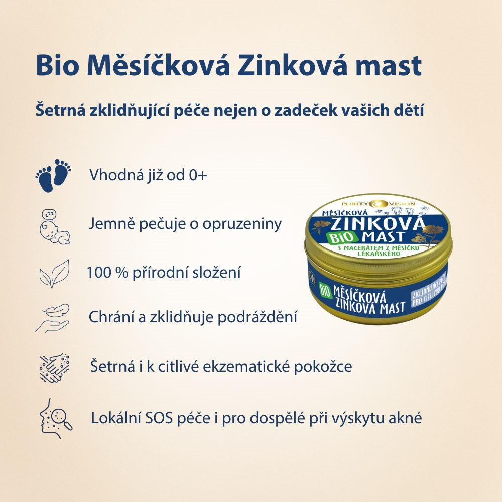 Bio Měsíčková Zinková mast 70 ml - kosmetická vada