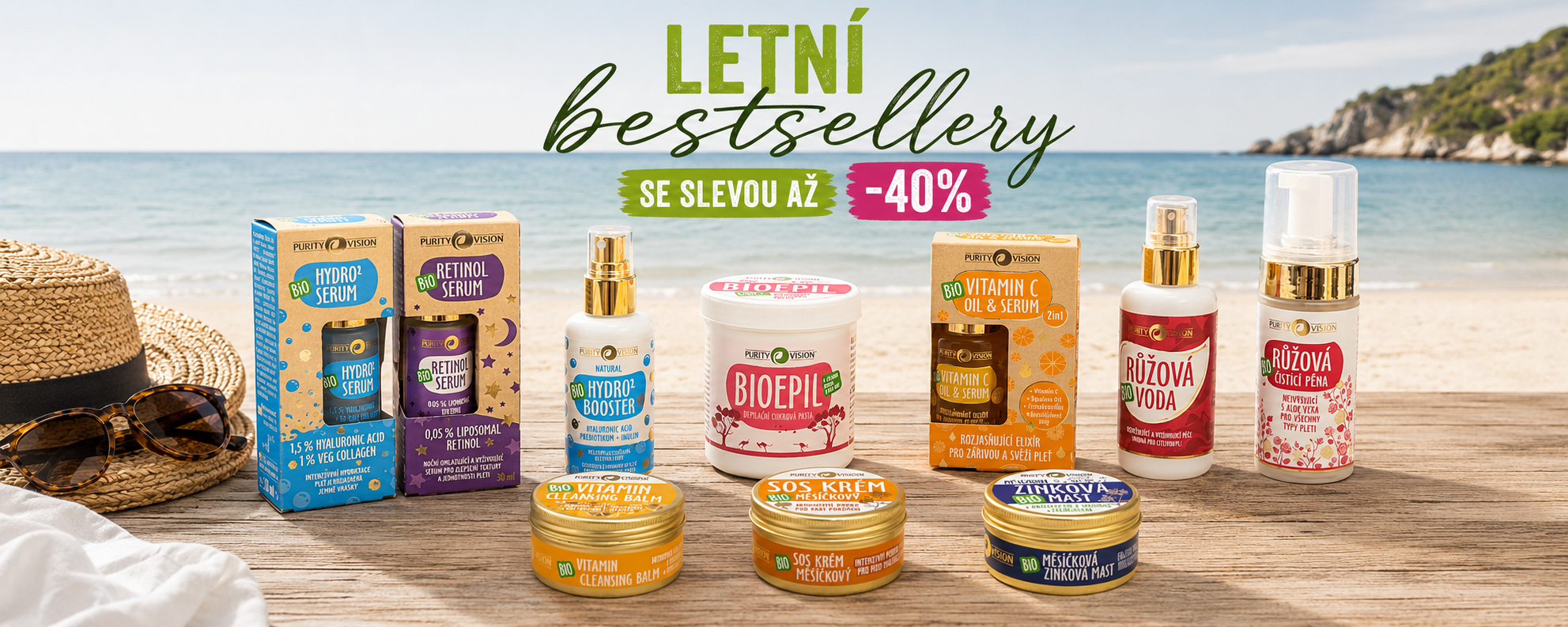 Top produkty na léto