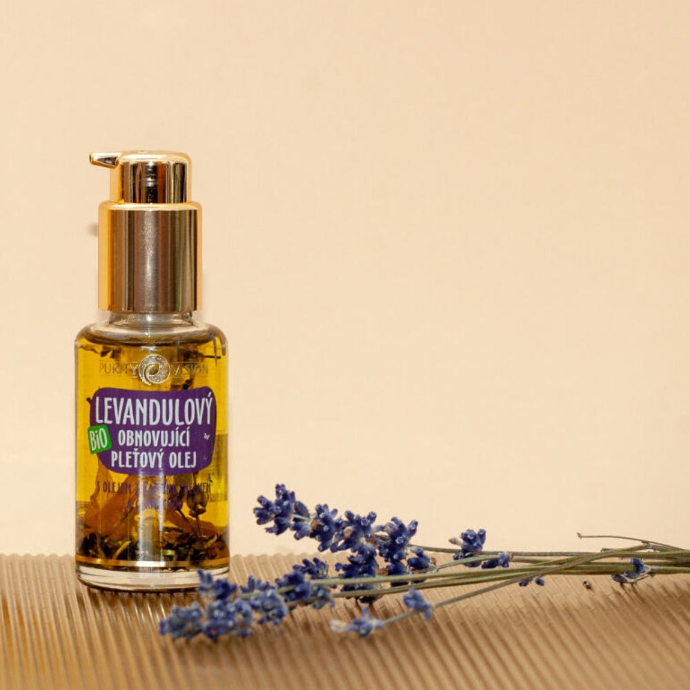 Bio Levandulový hloubkově obnovující pleťový olej 45 ml Purity Vision CZ