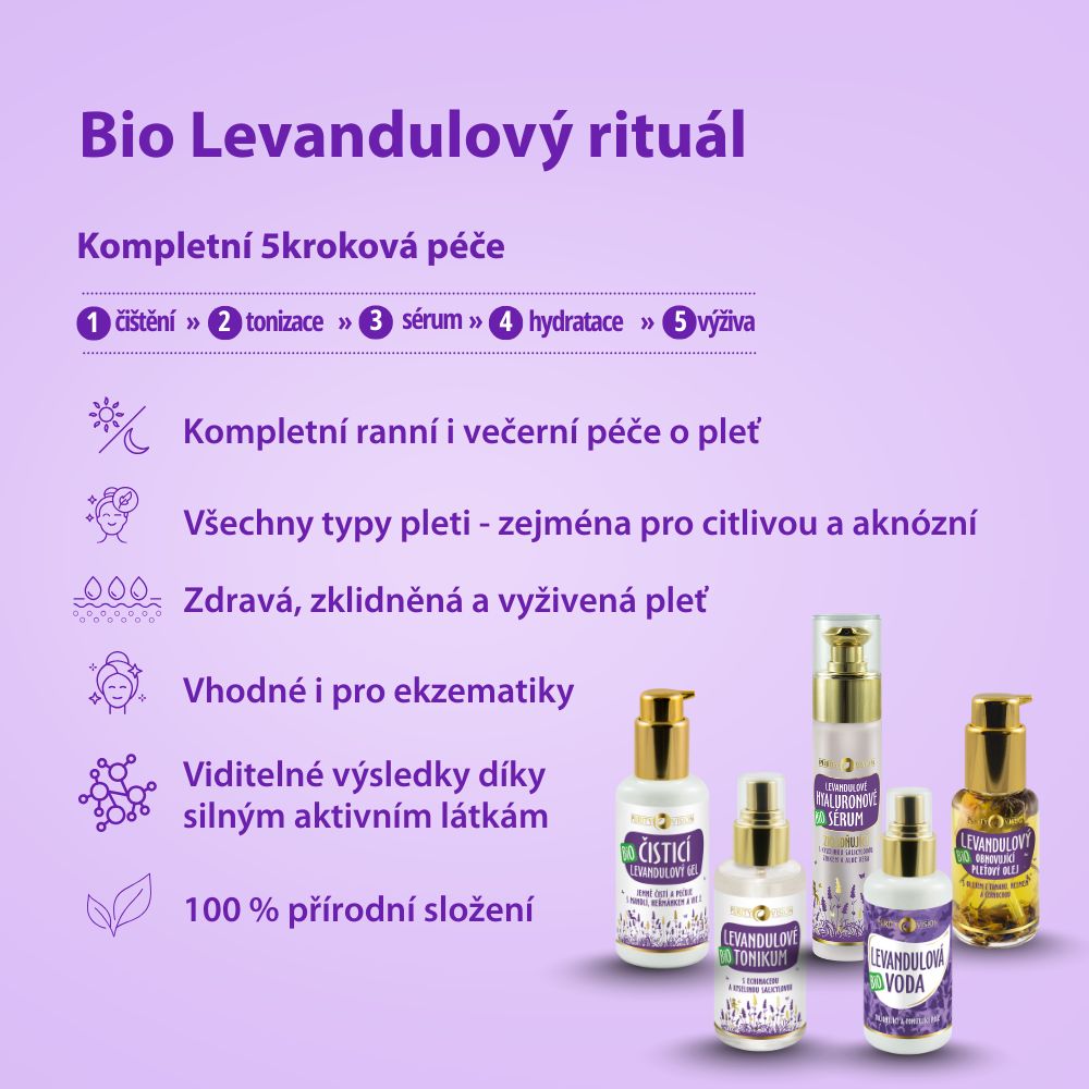 Bio Levandulový rituál v péči o pleť