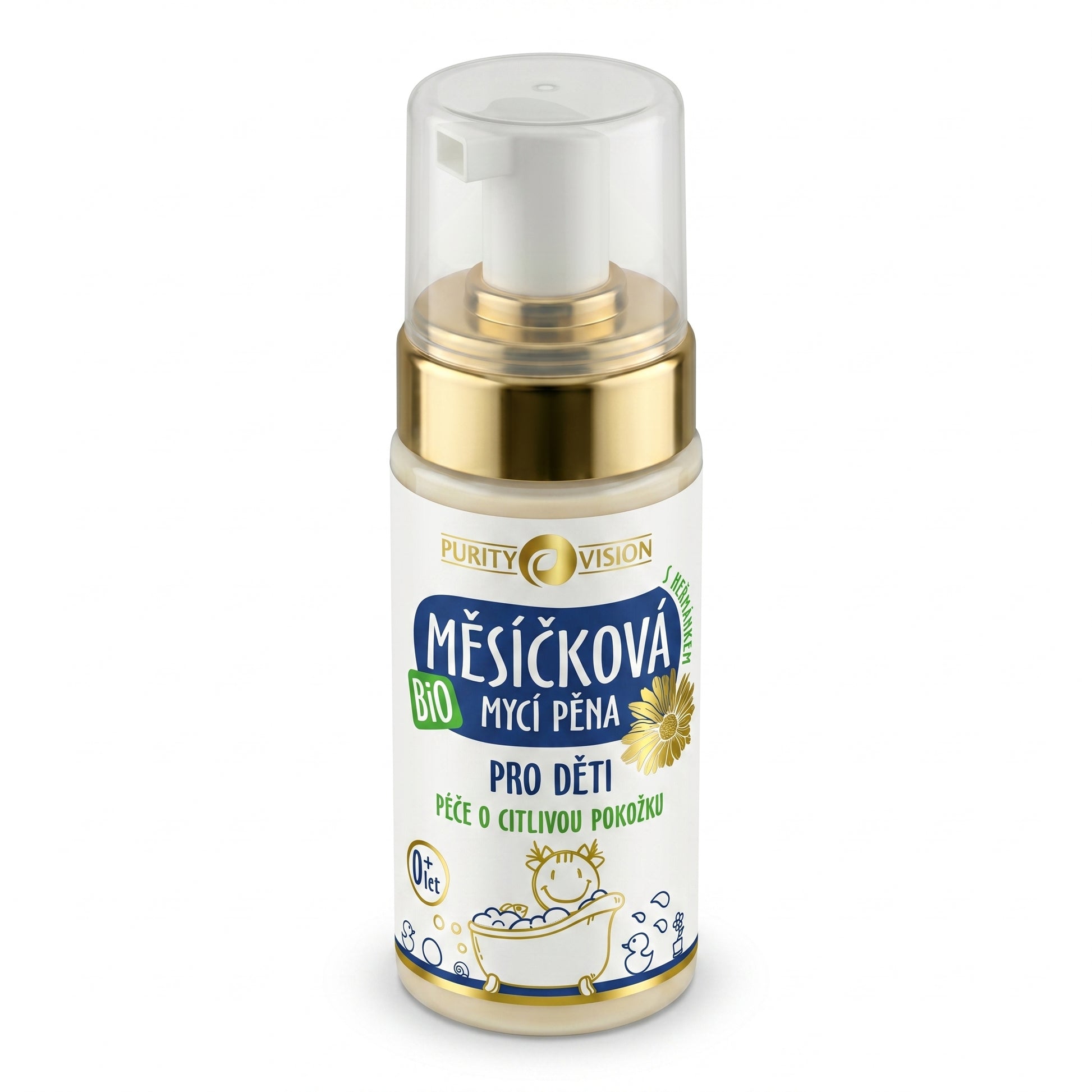 Bio Měsíčková mycí pěna pro děti