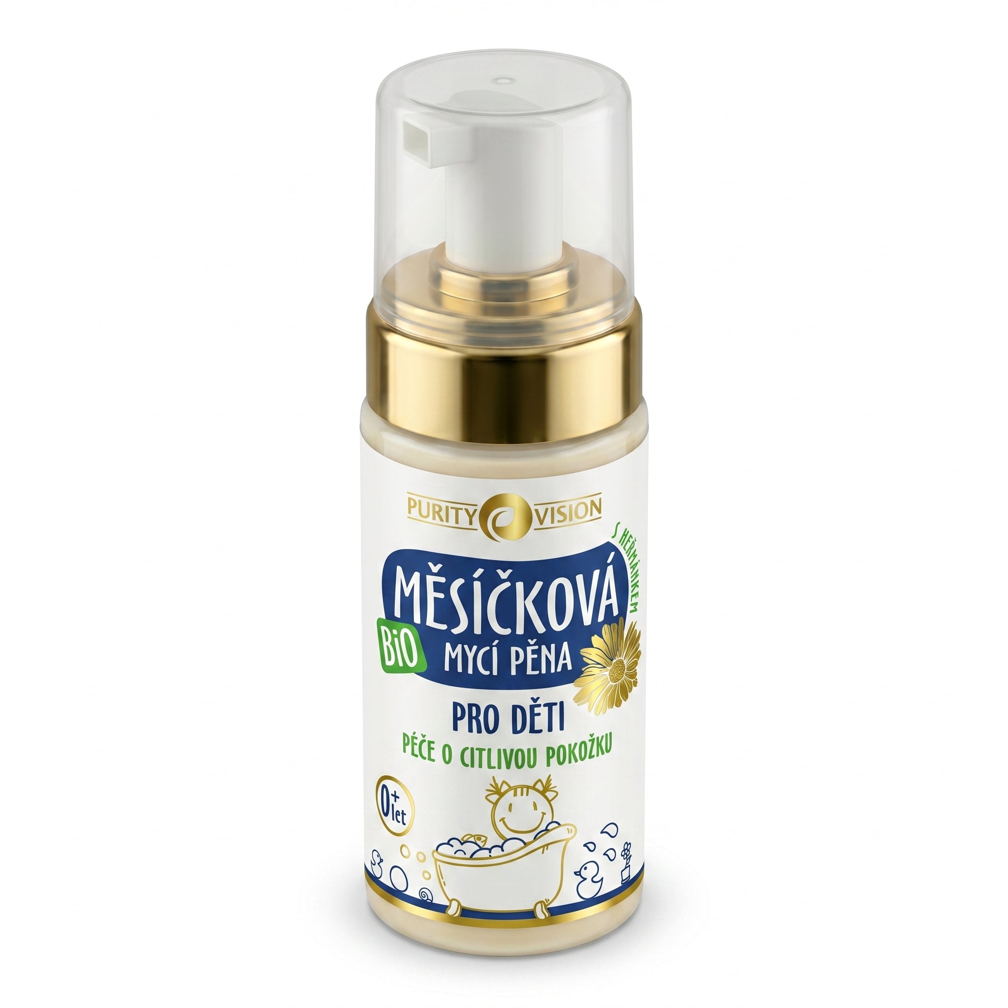 Bio Měsíčková mycí pěna pro děti