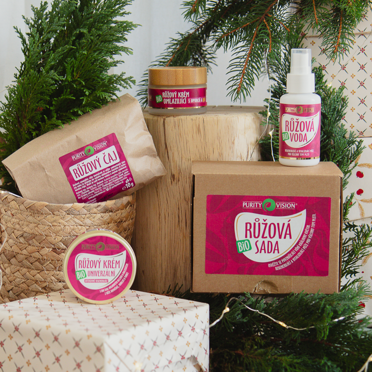 Bio Růžová sada