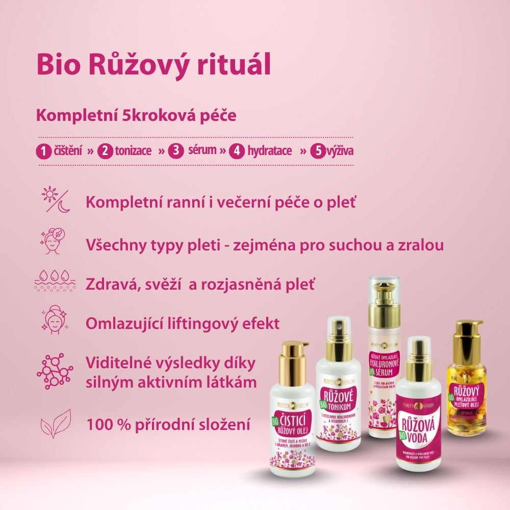 Bio Růžový rituál v péči o pleť